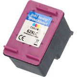 PrintAbout huismerk Inktcartridge 62XL (C2P07AE) 3-kleuren Hoge capaciteit Geschikt voor HP