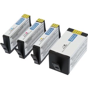 PrintAbout huismerk Inktcartridge 934XL (C2P23AE) 4-kleuren Multipack Hoge capaciteit Geschikt voor HP