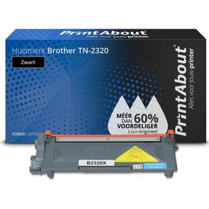 PrintAbout  Toner TN-2320 Zwart Extra hoge capaciteit geschikt voor Brother