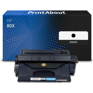 PrintAbout - Alternatief voor de HP CF280X (nr 80X) / zwart