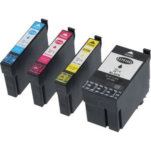 PrintAbout huismerk Inktcartridge 27XXL (T27914010) 4-kleuren Multipack Hoge capaciteit geschikt voor Epson