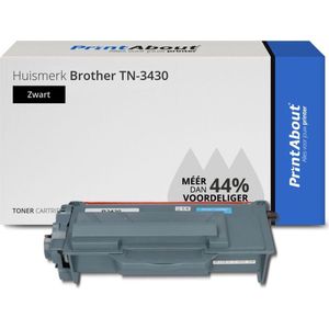 PrintAbout - Alternatief voor Brother TN-3430 - Toner - Zwart - Huismerk