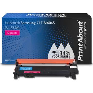 PrintAbout - Alternatief voor Samsung CLT-M404S - Toner - Magenta