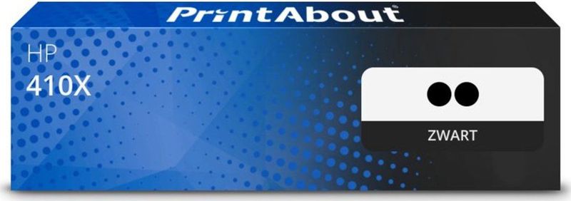 PrintAbout - Alternatief voor HP CF410XD - Tonercartridge - Zwart - 2 Pack