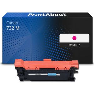PrintAbout - Toner - Magenta - Huismerk Canon 732 M
