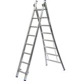 Maxall MR 2-delige Uitgebogen Reformladder - 2x9 Sporten