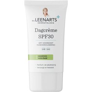 Drs Leenarts Dagcrème voor Vette & Onzuivere Huid met SPF30 - Dagcrème Leenarts