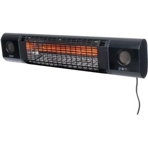 Sunred Wandverwarmer Sun and Sound 2000W - Rose Gold/Zwart