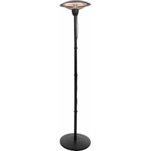 Sunred – Barcelona - Bright lijn - Zwart – Staand model - Terrasverwarmer - Infraroodstraling - 1500 W - Elektrische heater