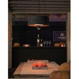Sunred Terrasverwarmer Artix Compact 1500W Halogeen Zwart
