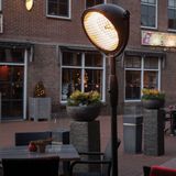 Sunred Terrasverwarmer Staand Indus 2100W - Halogeen - Zwart