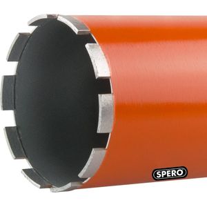 137mm Beton PREMIUM Dikwandig Diamantboor - 1-1/4 UNC 400mm Lang - Betonboor - SPERO