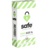 SAFE - Extra Lange En Brede Condooms - 10 Stuks - Hoogwaardig Latex