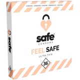 Safe Feel - Save Ultra Thin - Condooms - 36 Stuks - Ultra Dun Latex