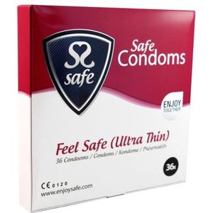 SAFE ultra dun condooms - 36 stuks