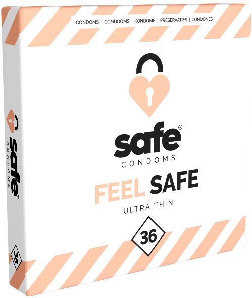 Safe Feel - Save Ultra Thin - Condooms - 36 Stuks - Ultra Dun Latex
