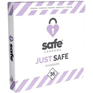 Safe Just Safe Condooms - 36 Stuks - Latex - Anatomisch Ontwerp