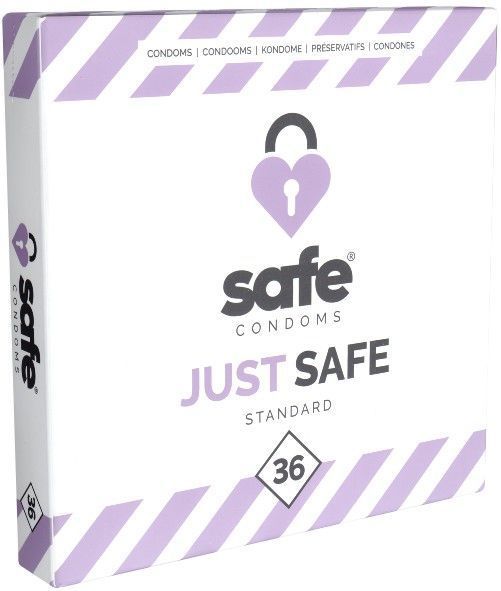 Safe Just Safe Condooms - 36 Stuks - Latex - Anatomisch Ontwerp