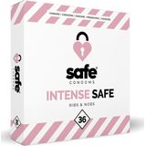 Safe Intense - Condooms - 36 Stuks - Natuurlijk Rubberlatex