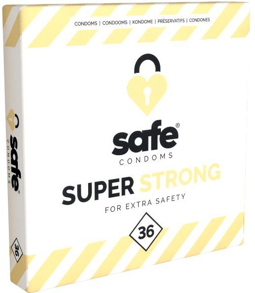 Safe - Super Strong - Condooms - 36 Stuks - Gemaakt van Latex