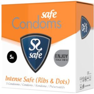 Safe - Intense Safe - Condooms met ribbels en noppen