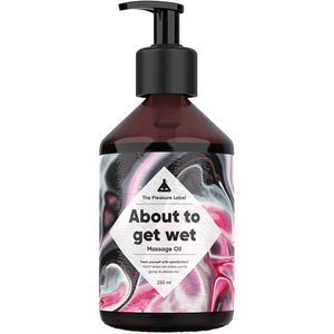 The Pleasure Label - About To Get Wet Massage Olie - 250ml