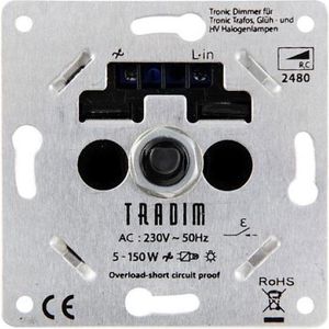Tradim LED-tronic dimmer 2480H | 5-150W | fase afsnijding