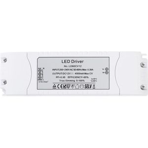 123led driver dimbaar (60W, 12V DC, IP20)