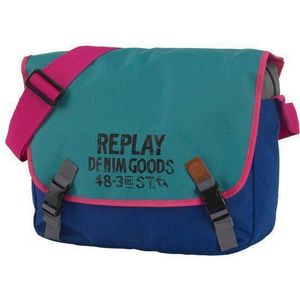 Replay Classic Girls Schoudertas - Groen / Blauw