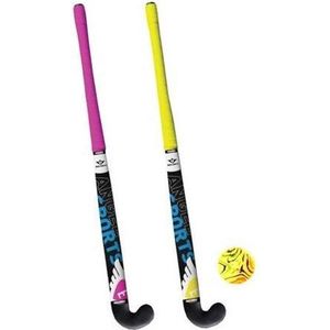 Angel sports Streethockey set van 2 sticks 33 inch met bal