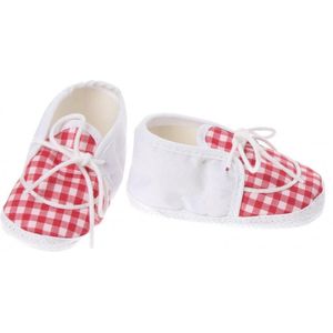 Junior Joy Babyschoenen Newborn Junior Rood/wit Geruit