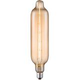 Home Sweet Home - Edison Vintage E27 LED filament lichtbron Carbon - Amber - 7.8/7.8/33cm - G78 Tube - Retro LED lamp - Dimbaar - 5W 400lm 2700K - warm wit licht - geschikt voor E27 fitting