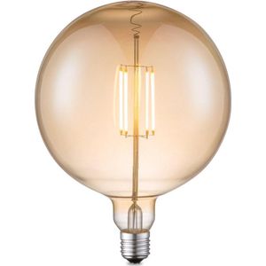 Home sweet home LED lamp Globe G180 E27 4W dimbaar - amber