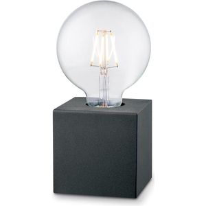 Home sweet home tafellamp Dry 10 vierkant - zwart