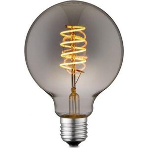 Home Sweet Home Ledfilamentlamp Spiral G95 Smoke E27 4w | Lichtbronnen
