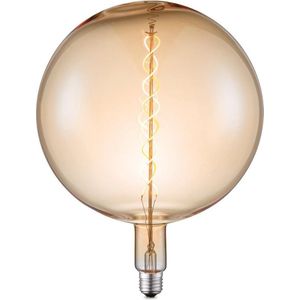 Home sweet home LED lamp Globe spiral G260 6W dimbaar - amber