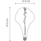 Home Sweet Home - Edison Vintage E27 - Dimbare LED Filament Lichtbron - Amberkleurig - 3W