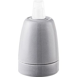 Home Sweet Home - E27 Fitting - Grijs - Rond - Porselein - ENEC Gekeurd