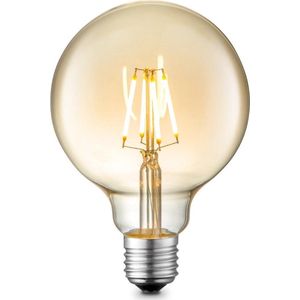 Home sweet home LED lamp Globe G95 6W dimbaar - amber