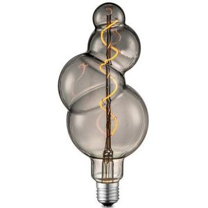 Home sweet home LED lamp Bubble E27 4W dimbaar - smoke