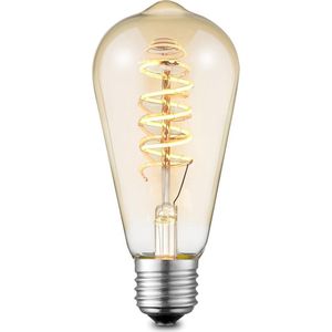 Home sweet home LED lamp Drop Spiral E27 4W dimbaar - amber