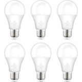 LED - A60 E27 - 9W - 806LM - Dimbaar - Warm Wit - 6 Stuks