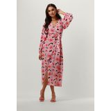 Catwalk Junkie - Dr Peony Wrap - Jurk - Roze - Viscose