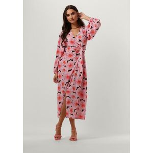 Catwalk Junkie - Dr Peony Wrap - Jurk - Roze - Viscose