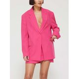 Only - Peach Blazer - Kleding - Lang - 95% Polyester, 5% Elastaan