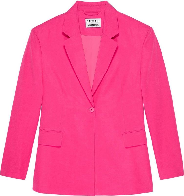 Only - Peach Blazer - Kleding - Lang - 95% Polyester, 5% Elastaan