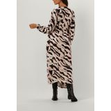 Catwalk Junkie Wikkeljurk Yala met All Over Print Beige/Zwart