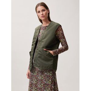 Bodywarmer - Groen - 100% Nylon - Losvallende Pasvorm