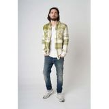 Kultivate - ST Treeline - Blouse - Blanc de Blanc - Lange Mouw - Knoopsluiting