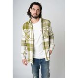 Kultivate - ST Treeline - Blouse - Blanc de Blanc - Lange Mouw - Knoopsluiting